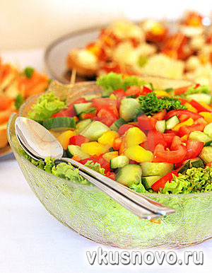 Рецепты приготовления овощных салатов, вкусные и полезные салаты из овощей
